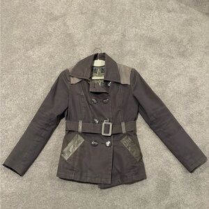 MACKAGE Mid-Length Buckled Belt Trench